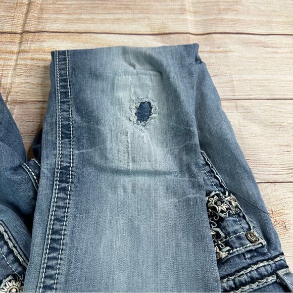 Miss Me JP5816B Boot Cut Jeans - Low Rise - Picture 15 of 15